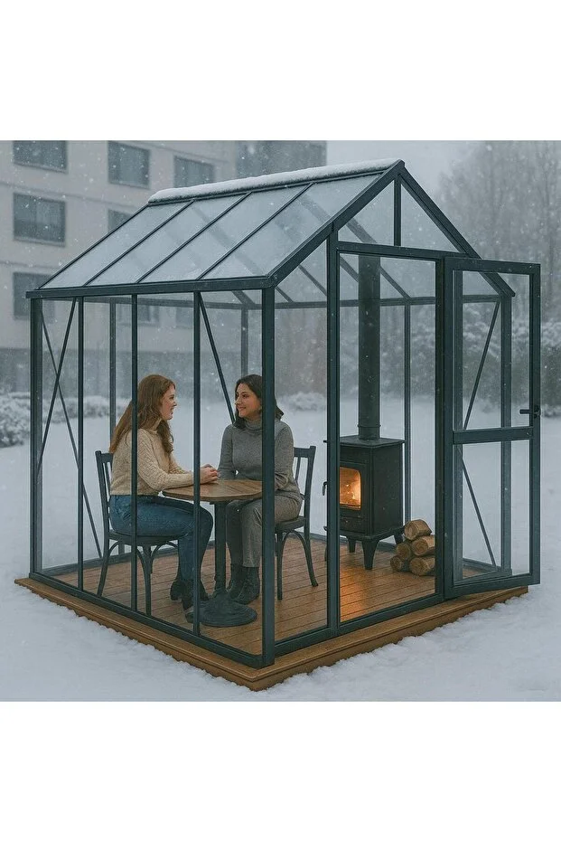 GARDEN GREENHOUSE, KIŞ BAHÇESİ, BAHÇE SERASI ( 228X307X230)